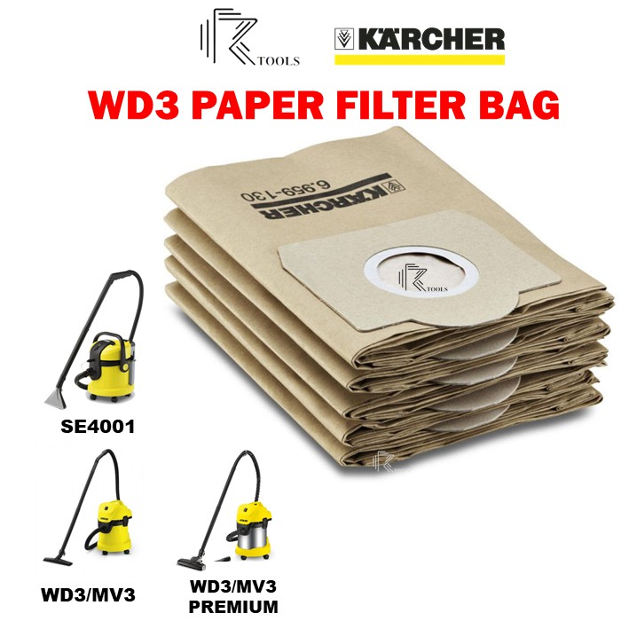 2pcs Textile Filter Bag For Karcher Mv1 Wd1 Wd2 Wd3 Se4001 お歳暮