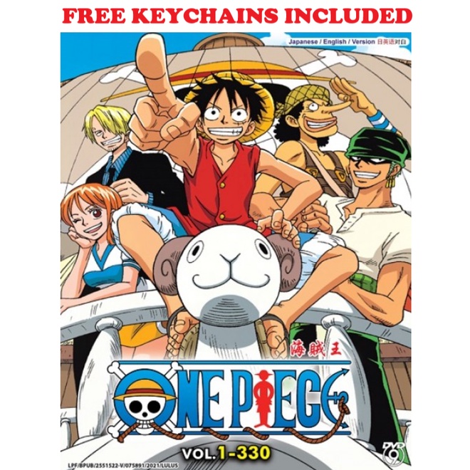 One Piece Boxset Vol 1 330 331 667 Original Anime Dvd Free Keychain Shopee Malaysia