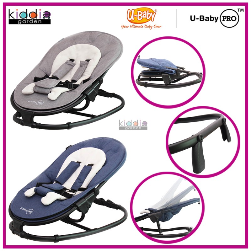 UBaby PRO BB03 Baby Bouncer Compact and Rocking Baby Rocker Baby