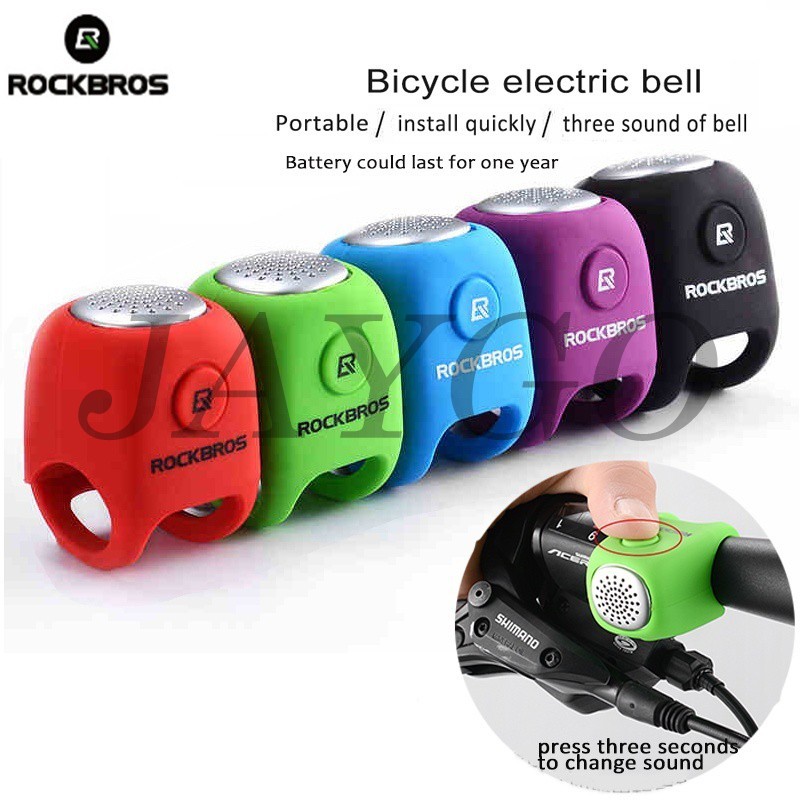 ROCKBROS 3 Mode Electric Bicycle Horn Waterproof Mountain Bike Ring