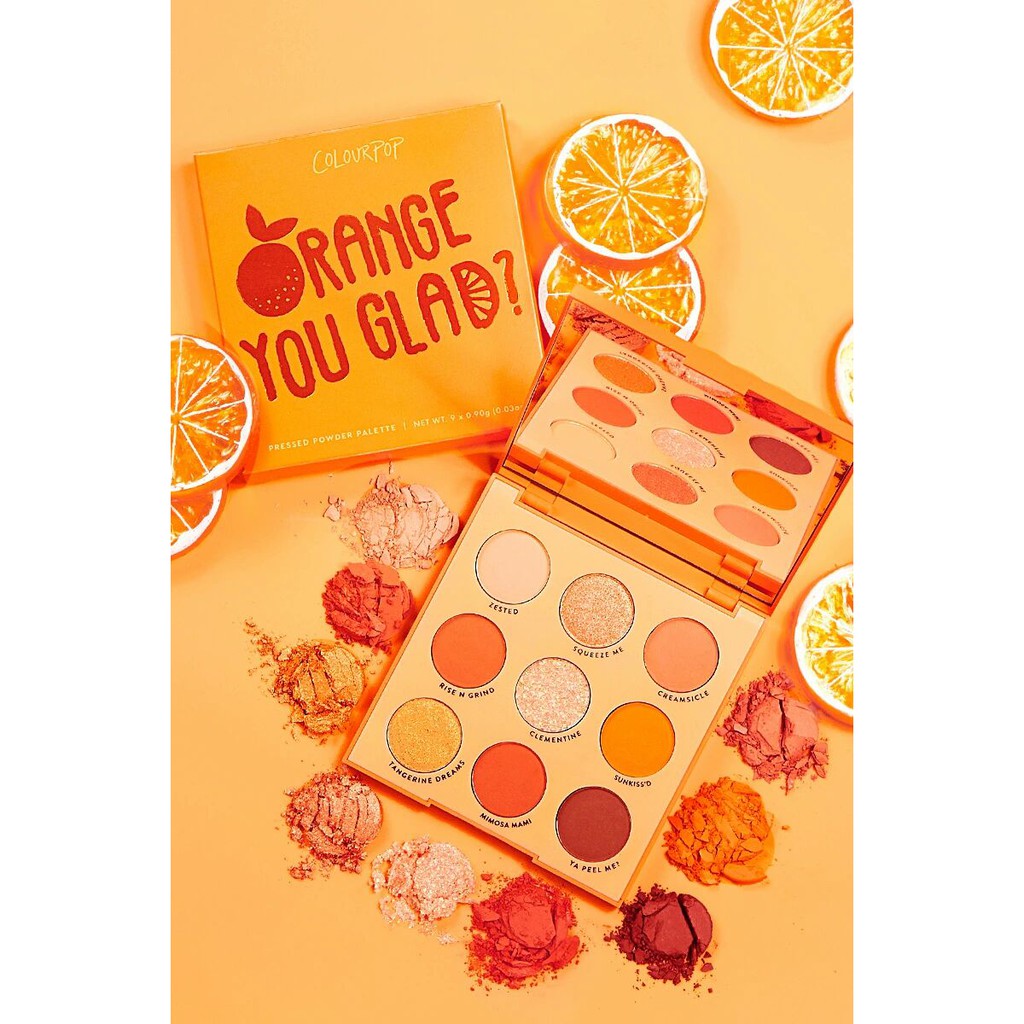 orange eyeshadow palette