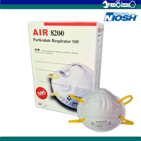 AIR 8200 N95 Particulate Respirator Mask (20PC/PACK) | Shopee Malaysia