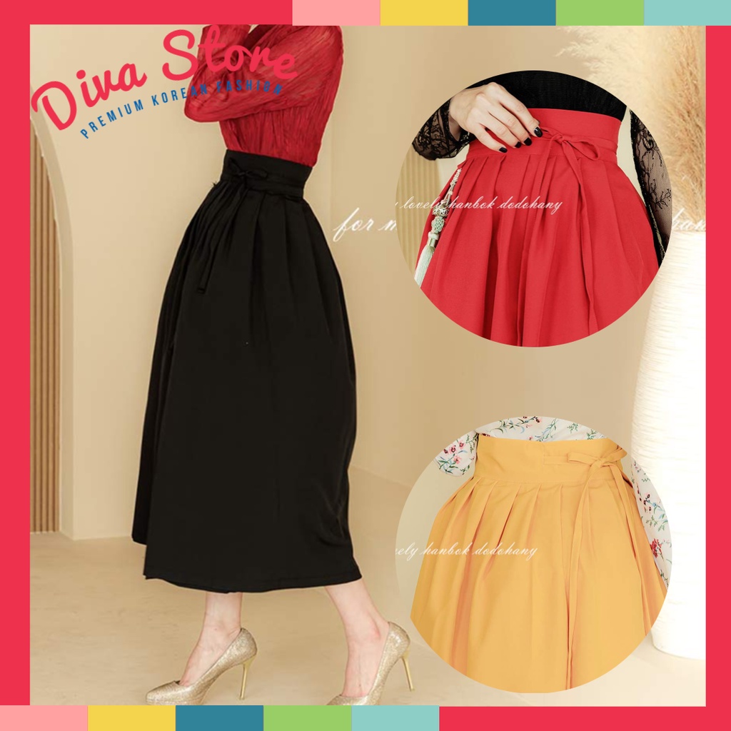 Hanbok CHIMA Korean Women Skirts Tradition Layered Wrap (sw739