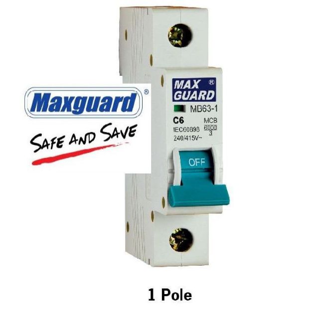 MCB Maxguard C6 Circuit Breakers | Shopee Malaysia