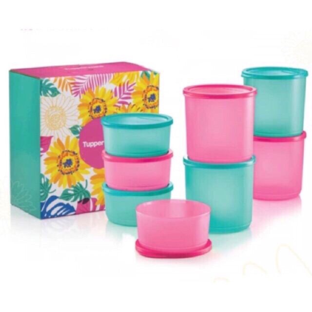 Tupperware Summer Fresh Round Set with Gift Box Shopee Malaysia