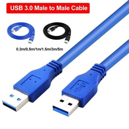 USB 3.0 A Male to A Male Extension USB to USB Cable 3 meter Shopee