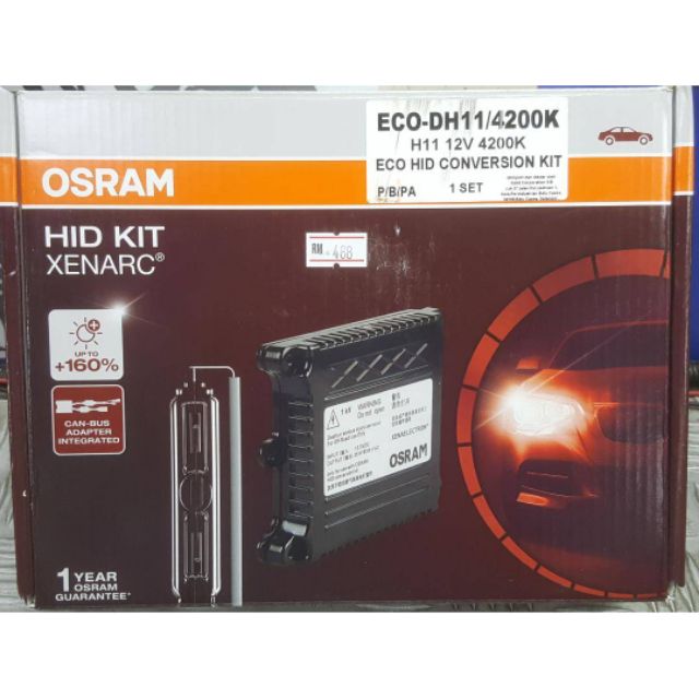 Original Osram H7 4200k Can Bus Hid Conversion Kit Shopee Malaysia