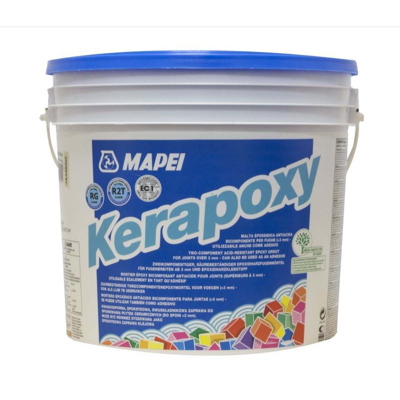 Mapei Kerapoxy 5kg Two Component Epoxy Resin Acid Resistant Epoxy