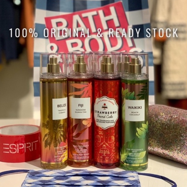 Bath & Body Works Fine Fragrance Mist | Shopee Malaysia