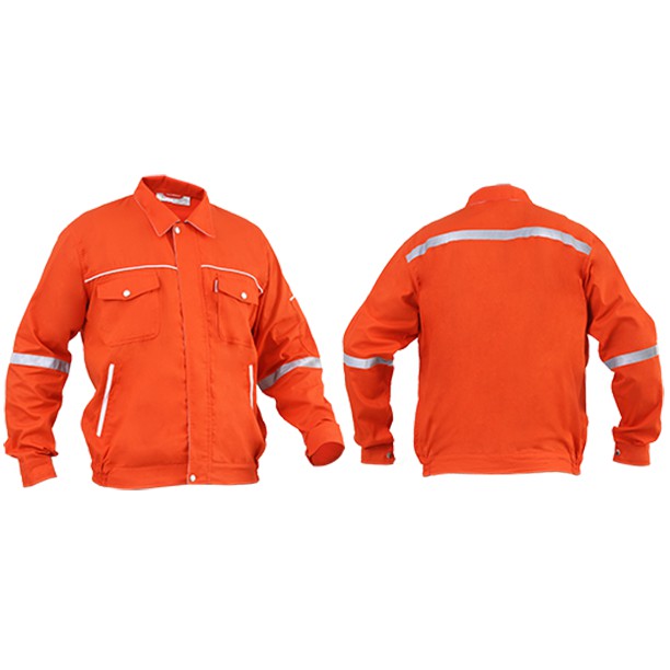 SHAMARR SAFETY WORKING JACKET ORANGE/ Baju Jaket Kerja Keselamatan