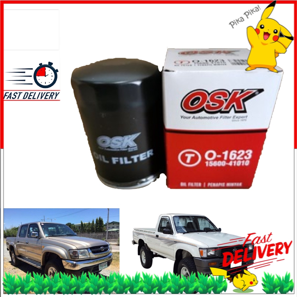 OSK/FILTON OIL FILTER TOYOTA HILUX LN106 LN166 DYNA (O1623) Shopee