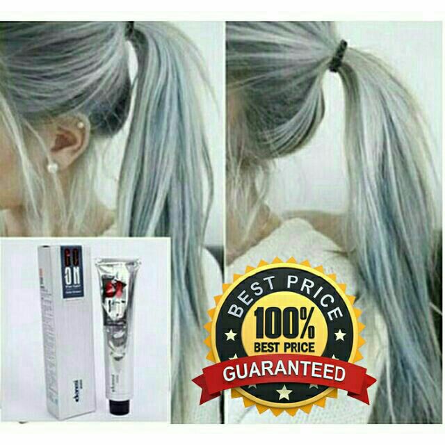 Ready Stock Women N Men Permanent Light Grey Colour Hair Dye Dye