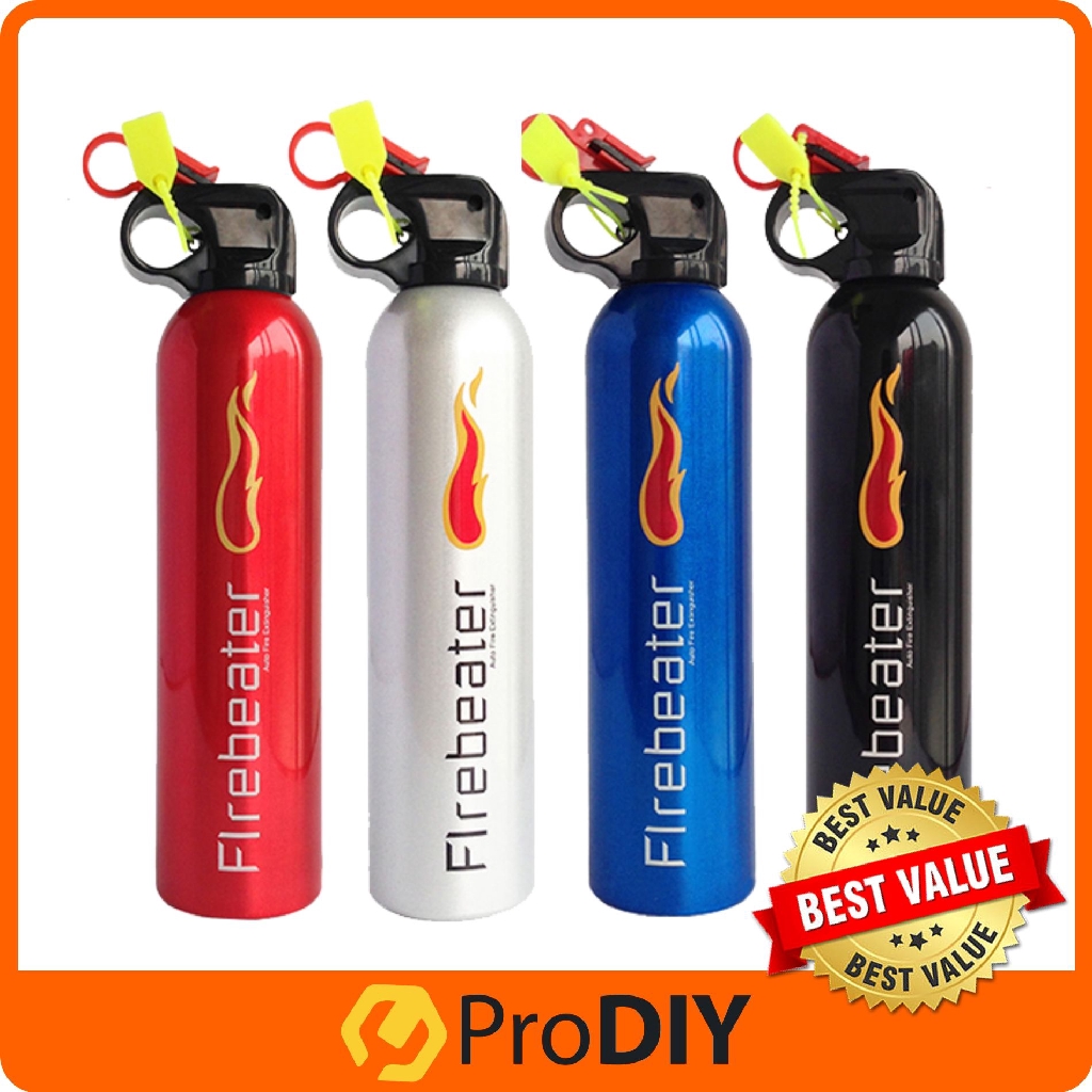 0.5Kg Firebeater Auto Fire Extinguisher Portable Car Home 1 can (BLACK
