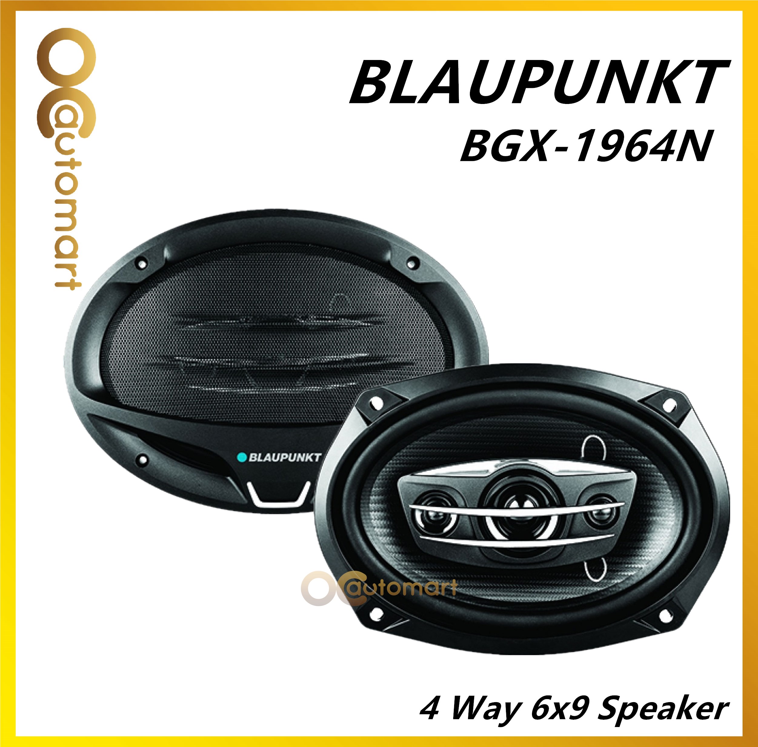 Blaupunkt 6x9 BGx 1694 N 4 Way Coxial Car Speaker BGx 1694N 6" x 9" Car Speaker