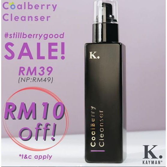 (READYSTOCK♨️) Kayman Coalface Coalberry Cleanser by Kayman Beauty