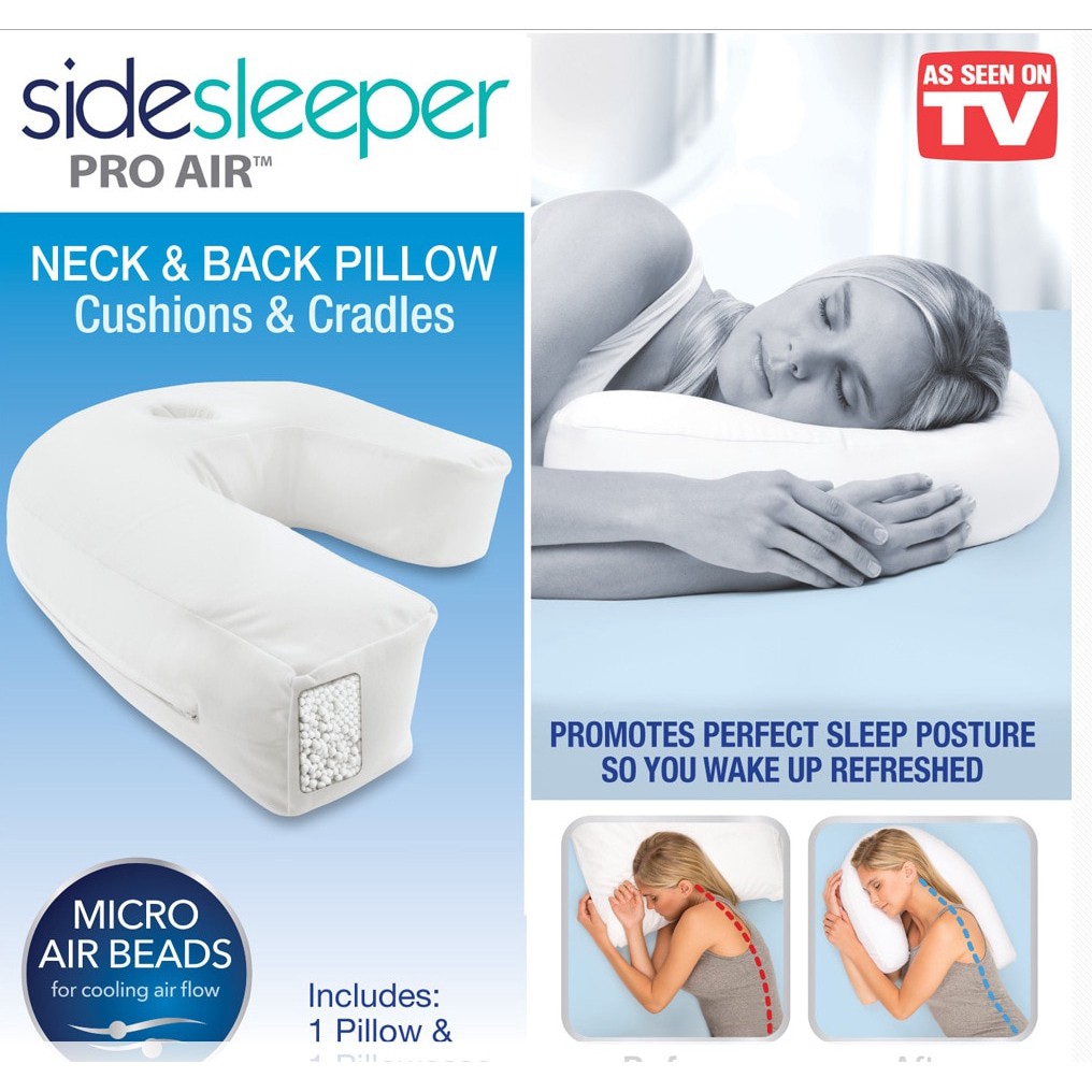 U Shape Side Sleeper Pro Pillow Waist Support Cervical Spondylosis