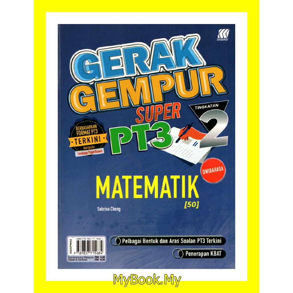 MyB Buku Latihan : Gerak Gempur PT3 Tingkatan 2 