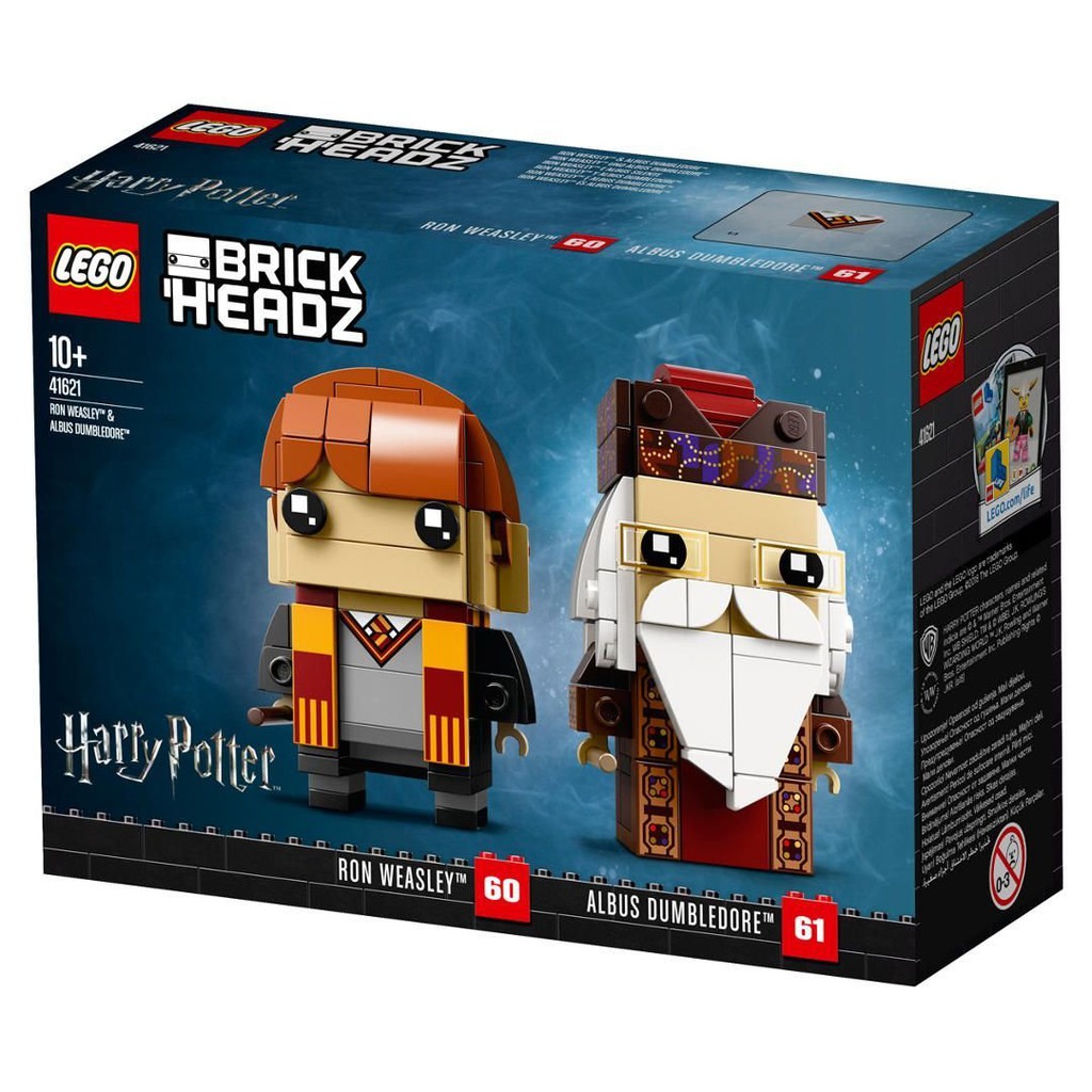lego brickheadz ron and dumbledore