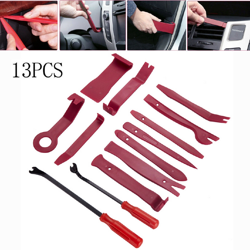 12pcs Universal Panel Removal Open Pry Tools Kit Car Dash Door