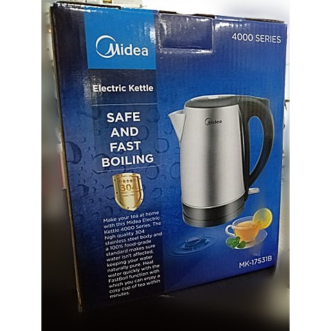 1 Year Warranty Midea Electric Kettle Mk 17s31b 1 7l 1500w Series Thermo Pot 热水壶烧水壶cerek Elektrik 304 Stainless Shopee Malaysia