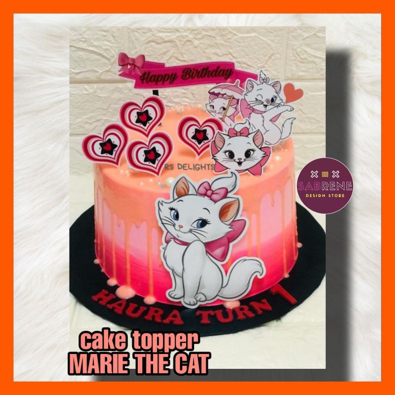 Buy Cake Topper Marie The Cat Ready Stock  SeeTracker Malaysia