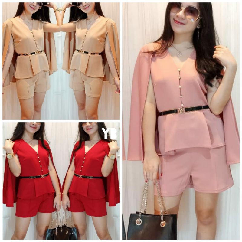 Jumpsuit CAPE SCUBA FARAH SEXY KEREN SIZE L LD80-90CM Thick Elastic GOOD QUALITY