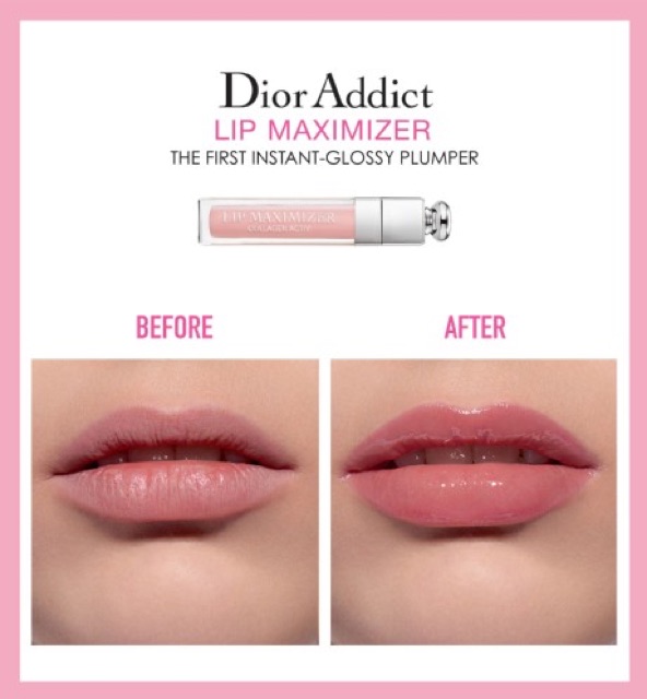 dior lip maximizer before and after