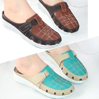  Sandal  Mules flip flop Sendal slop Wanita  MULAN  1470 