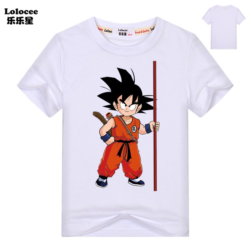 Boys Anime Dragon Ball Z Vegeta Super Saiyan Goku 3d T Shirt Kids Costume Shopee Malaysia - custom white goku pants roblox