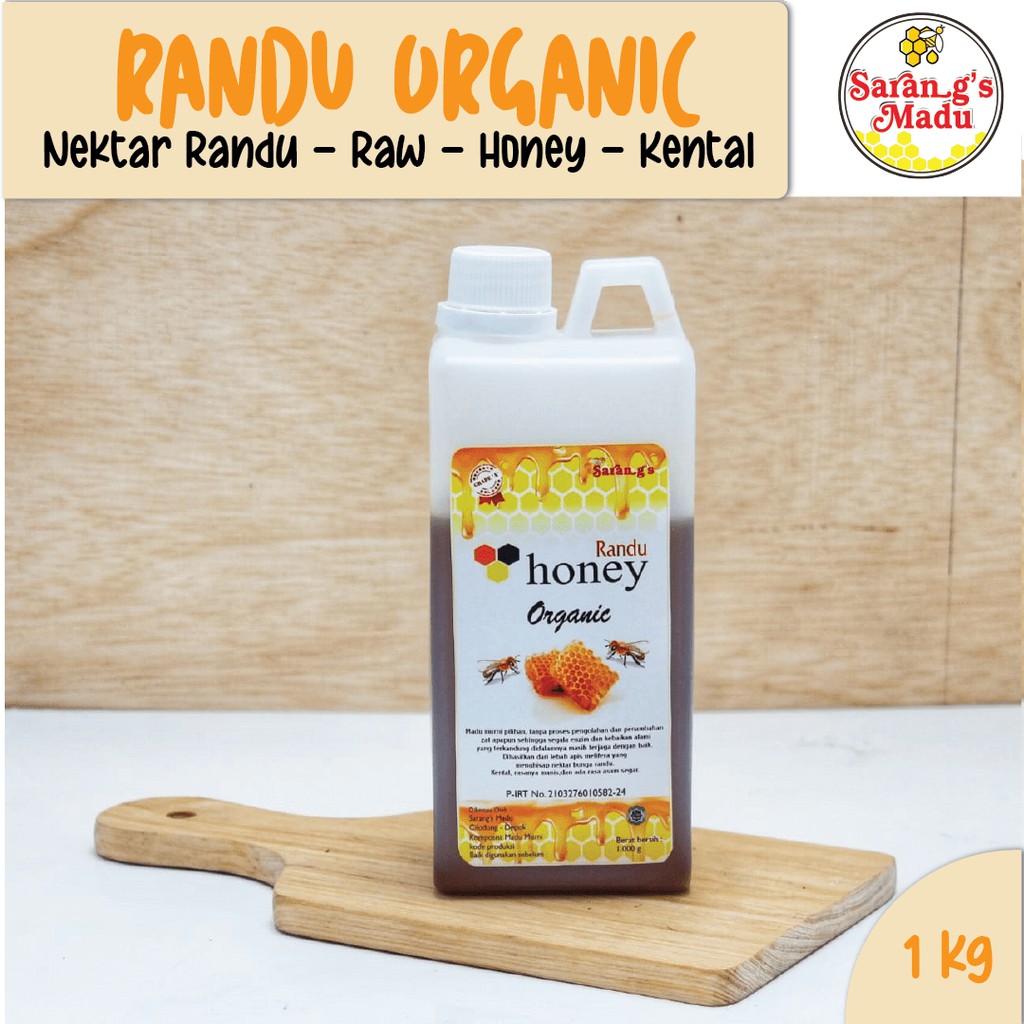 Thick Randu Honey 1kg, pure export quality honey