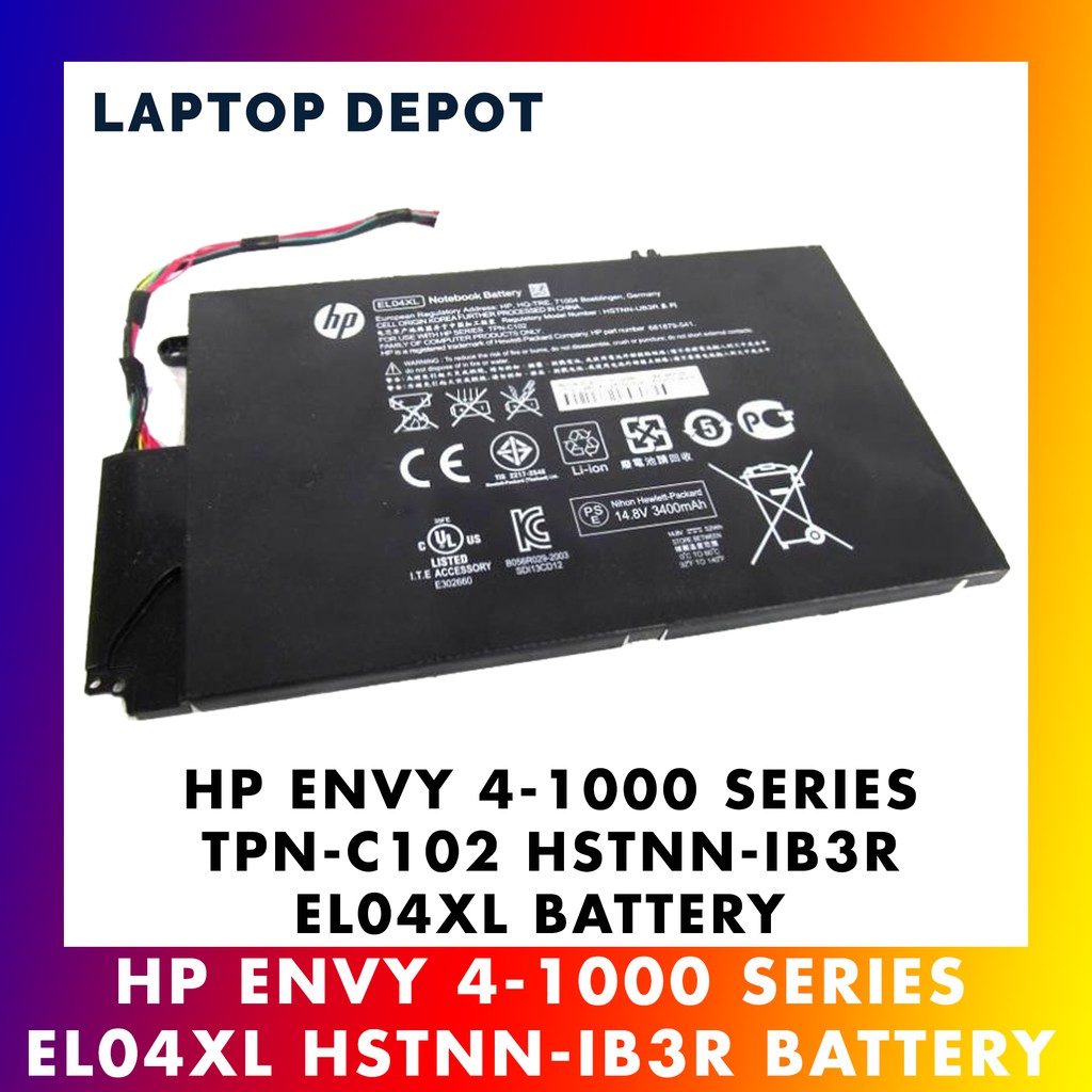 Аккумулятор hp el04xl