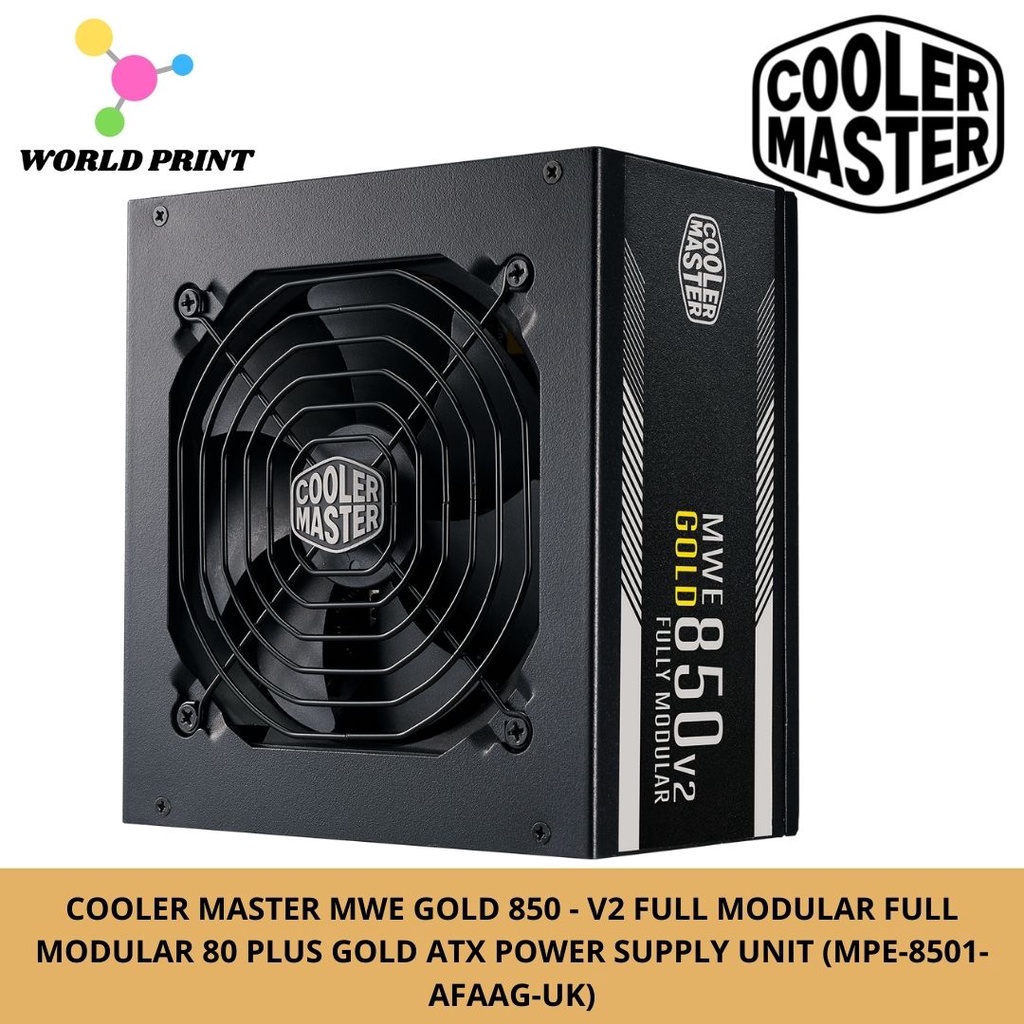 COOLER MASTER MWE GOLD 850 - V2 FULL MODULAR FULL MODULAR 80 PLUS GOLD ...