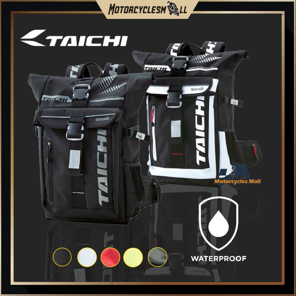 MOTORCYCLESMALL Taichi RSB274 WATERPROOF MOTORCYCLE RIDING BACKPACK READY STOCK MOTOR BAG BEG OUTDOOR 25L