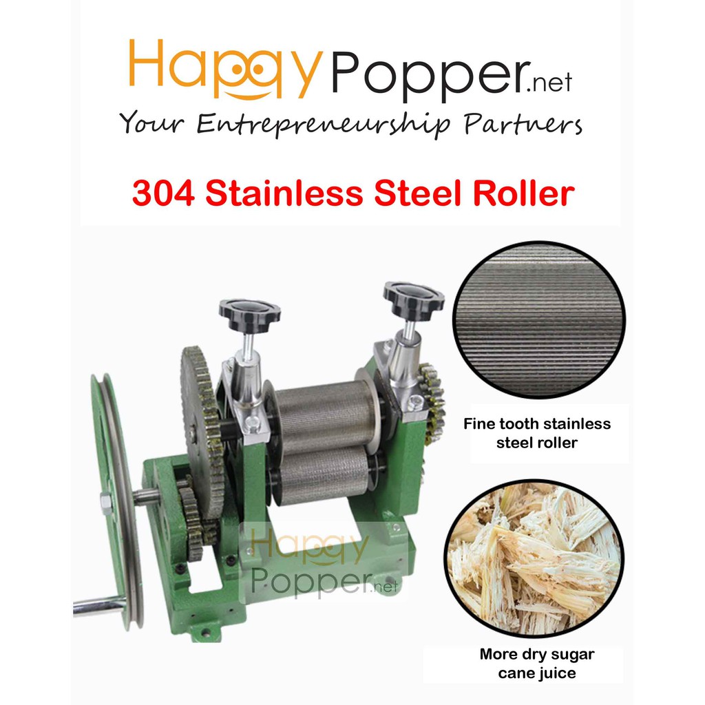 Happypopper 甘蔗 Mesin Tebu Machine Air Tebu Manual Sugar Cane Machine Heavy Duty Sugarcane Manual Shopee Malaysia