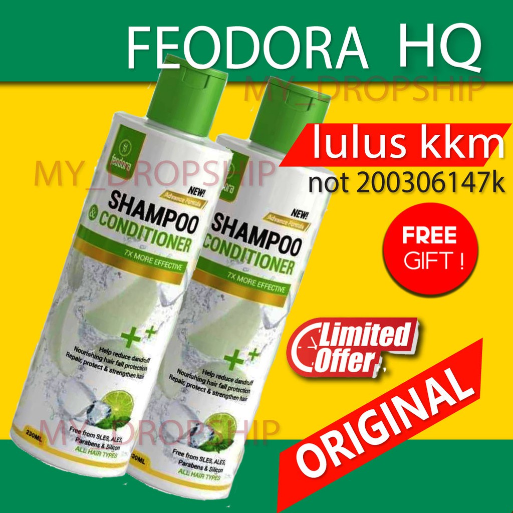 Feodora Shampoo And Conditioner 100 Original Berkesan Menghilangkan Kelemumur Yang Serius 8481