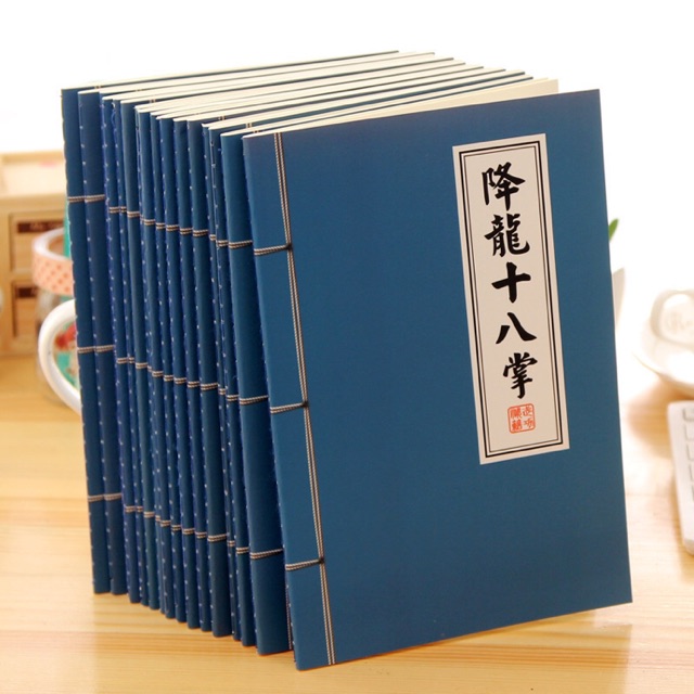 Ready StockKungfu Notebook Notepad Stationary Exercise Book Traditional Secret Diary Vintage Creative Buku 武林秘籍记事本