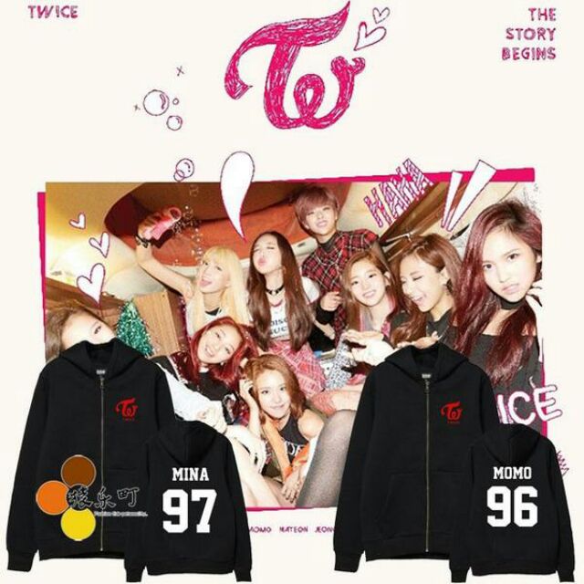 Po Twice Zip Hoodie Shopee Malaysia
