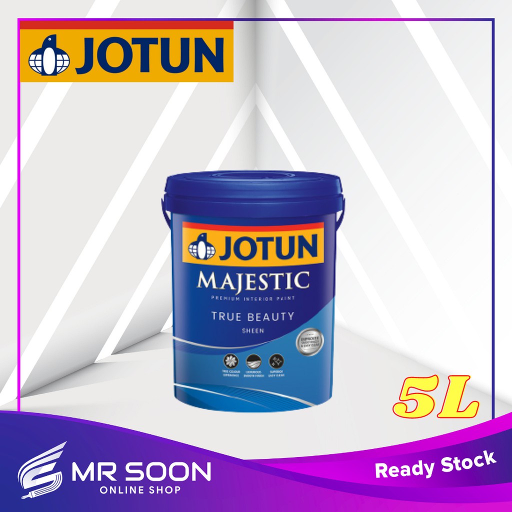 JOTUN Majestic True Beauty Sheen 5L /Cat Dalam Kilat /Cat Getah/Cat ...