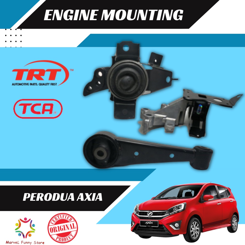 PERODUA AXIA ENGINE MOUNTING KIT TCA TRT Shopee Malaysia