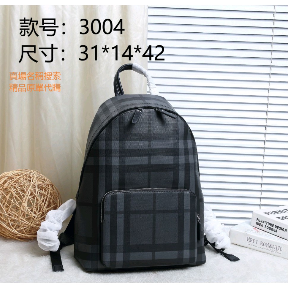 Real shot burberry men's backpack men's essential models Burberry Trench  bag Burberry military backpack fashion backpack | Shopee Malaysia