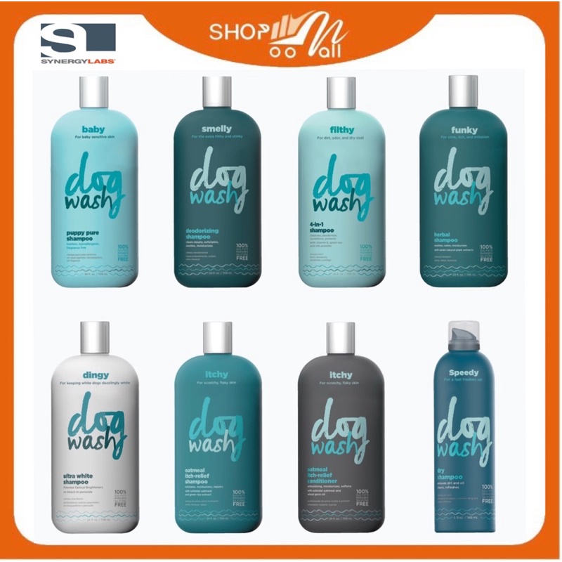 Synergy Labs Dog Wash Shampoo 354ml 100 Sulfate Paraben Silicone Free