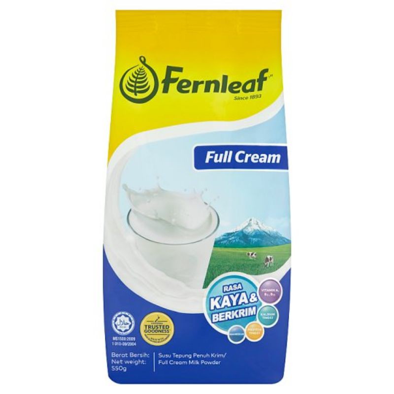 Fernleaf Full Cream Milk Powder 550g Shopee Malaysia