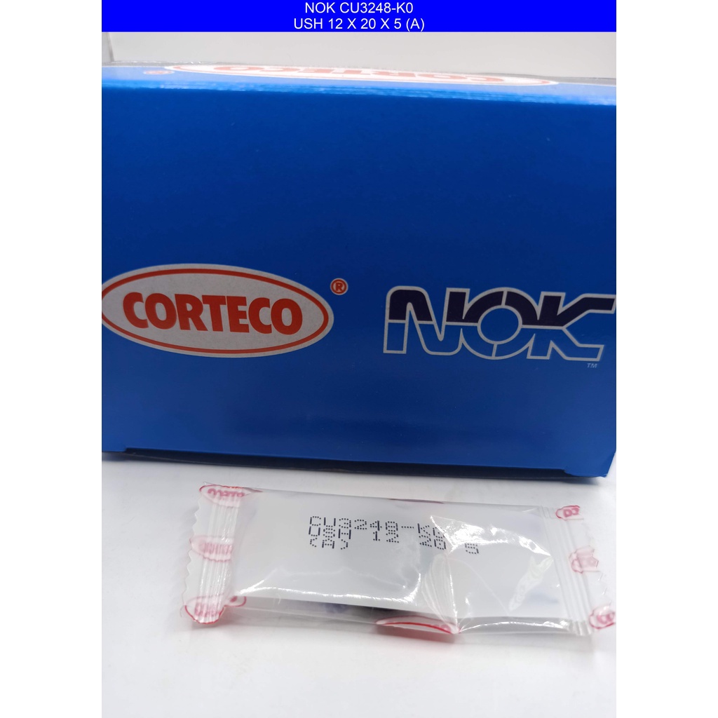 NOK Hydraulic Seal USH 12x20x5 NBR ( 12 x 20 x 5 ) Corteco /Japan