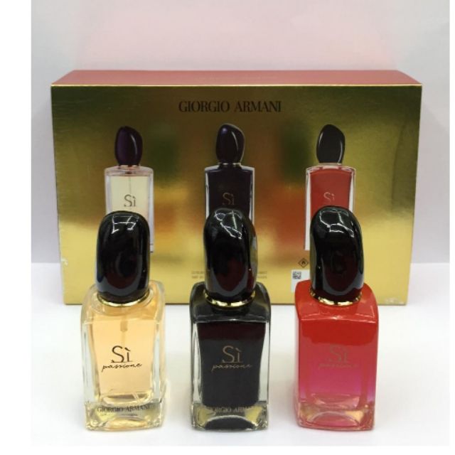 giorgio armani miniature perfume set