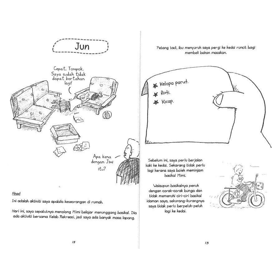 BUKU KOMIK DIARI CONTENG JIMI