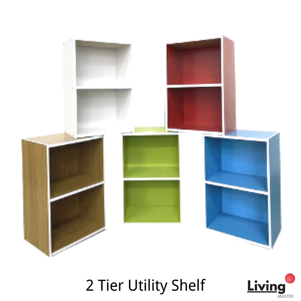 2 Tier Multipurpose Wooden Rack / Book Rack / Small Rack Wooden Storage