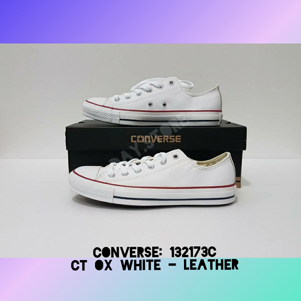 converse ct ox white leather