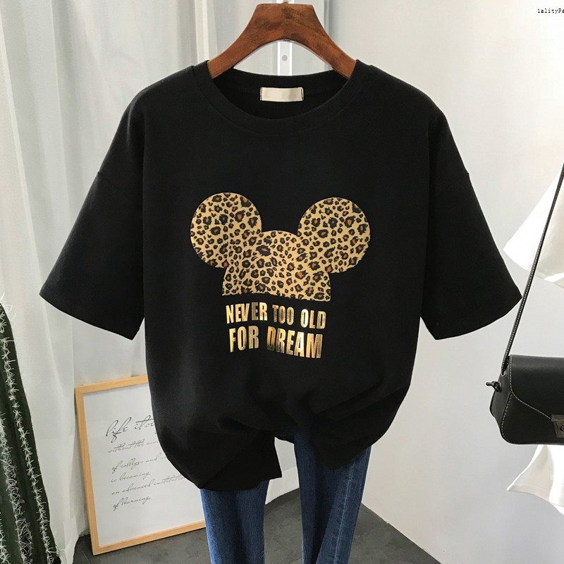 mickey leopard shirt