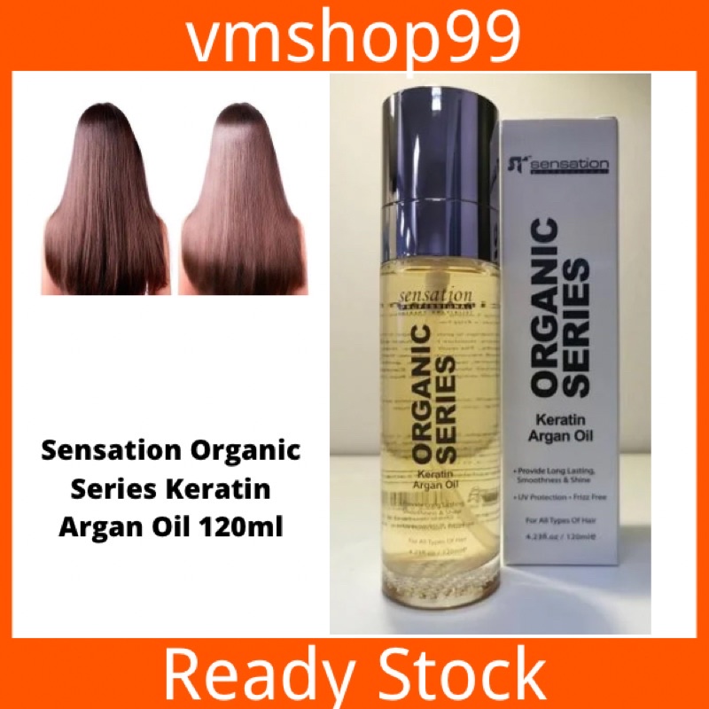 St Sensation Organic Series Keratin Argan Oil 120ml Shopee Malaysia