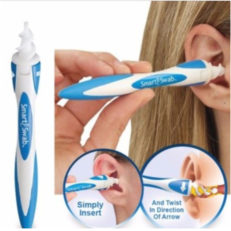 Smart Swab Soft Spiral Ear Cleaner Remover Ear Pick Wax Easy Earwax